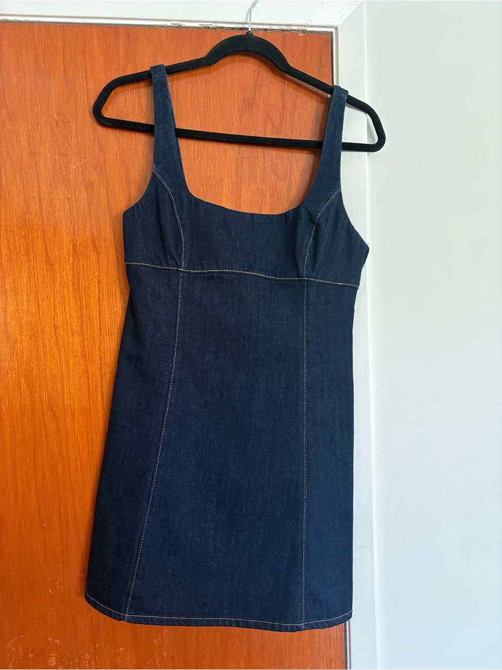 Zara Dark Blue Denim mini Dress